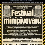 FESTIVAK MINIPIVOVARŮ plakát