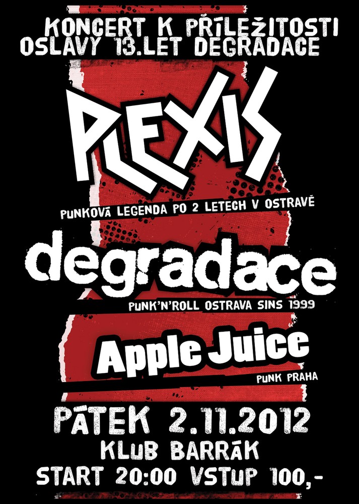 Degradace 13 let největší