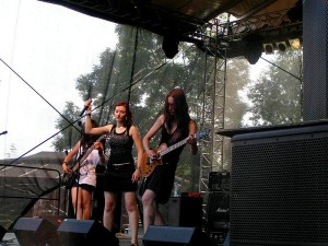 Babská hard rocková formace Kapriola.